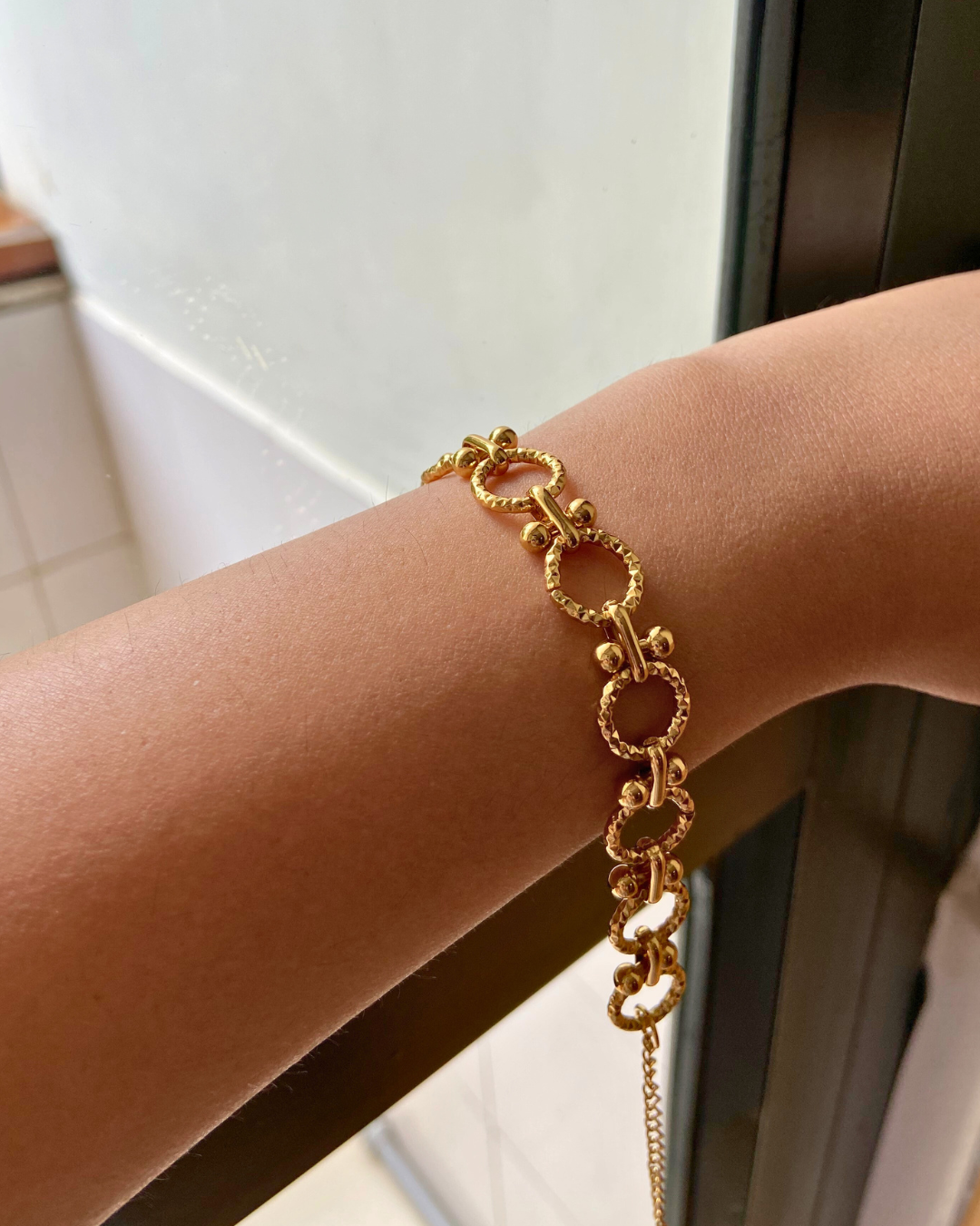 Kova Chain Bracelet- 18K Gold Plated