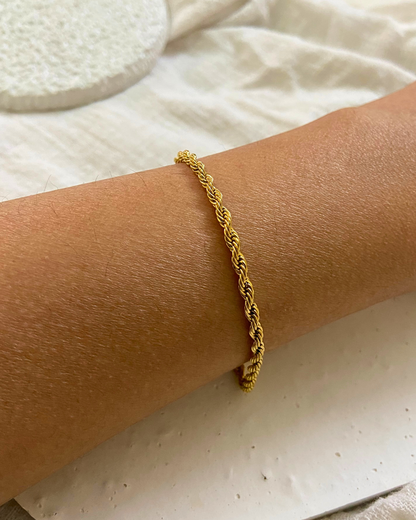 Mia Braids Bracelet 18K Gold Plated