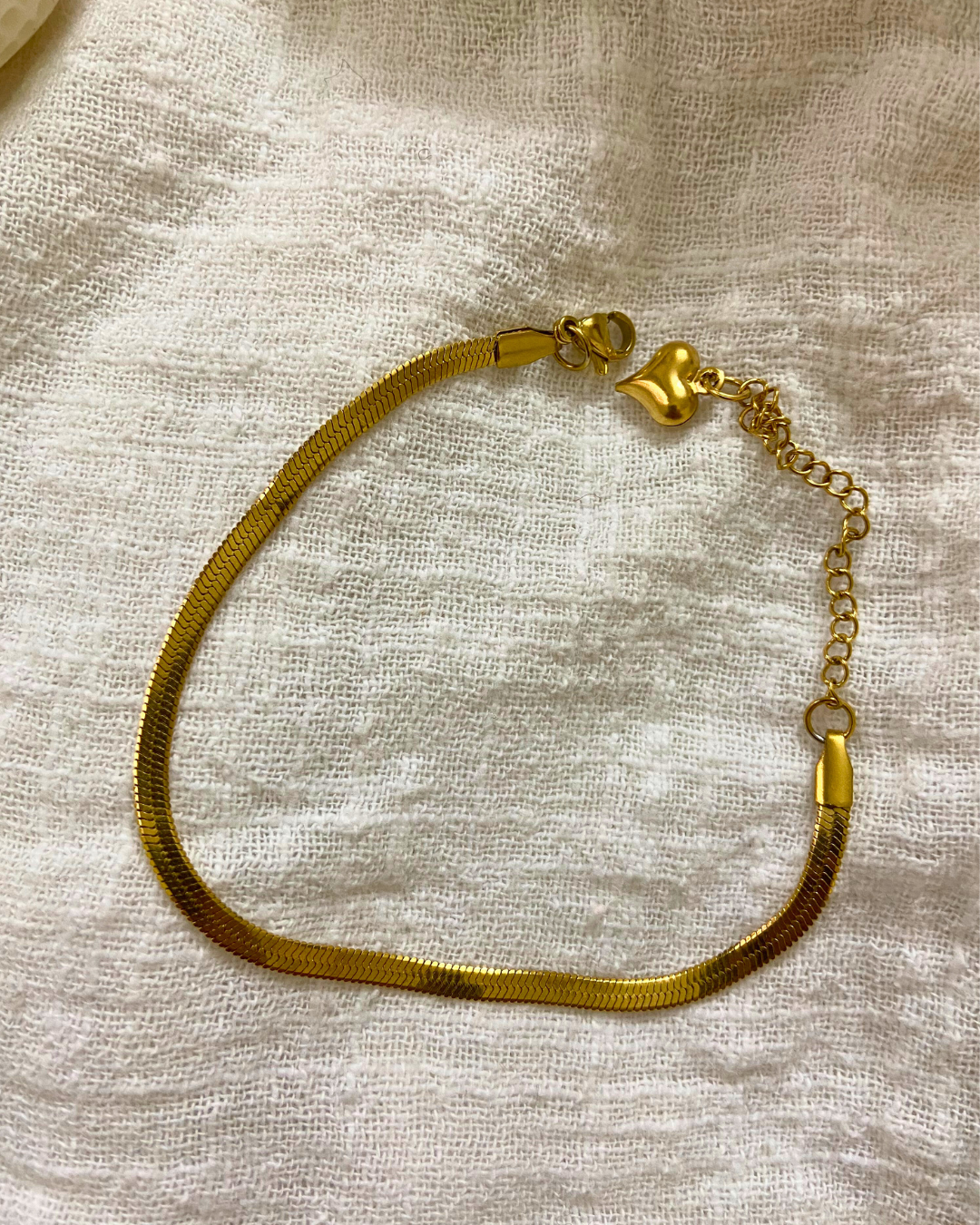 Minimal Snake Chain Bracelet 18K Gold Plated
