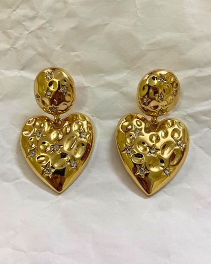 Stellar Love Earrings 18K Gold Plated