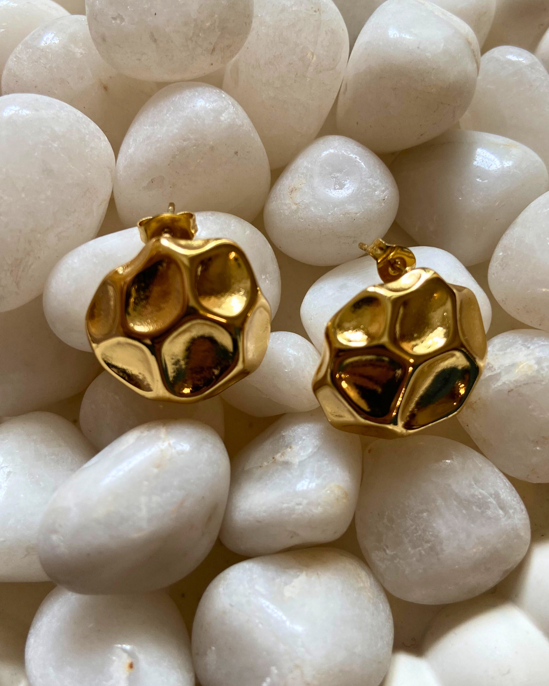 Golden Aura Studs 18K Gold Plated
