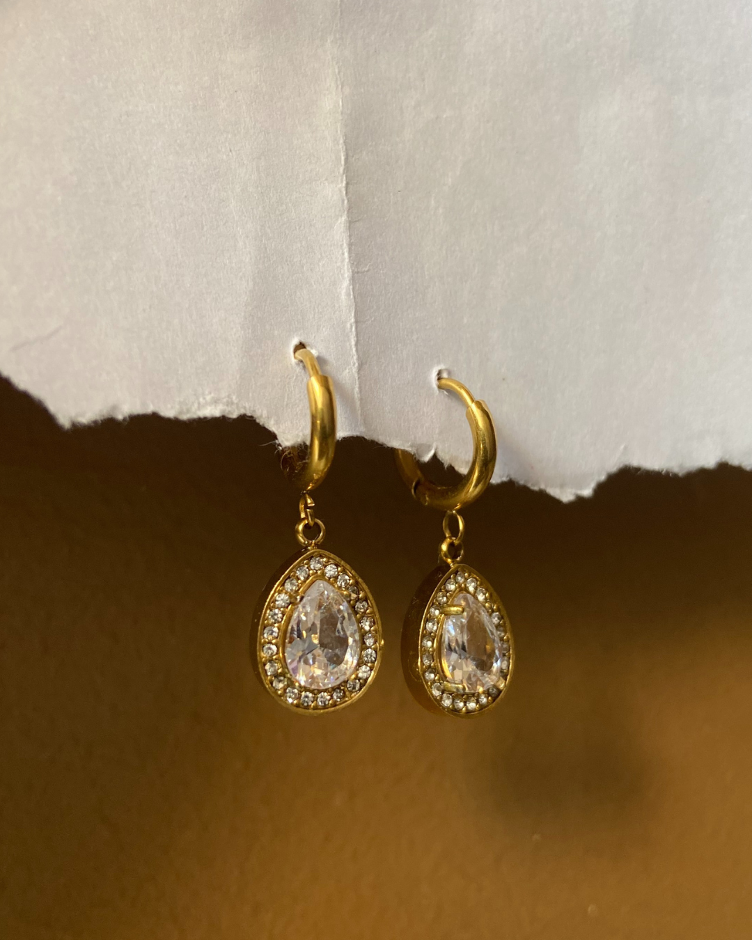 Estele Charm Earrings 18K Gold Plated