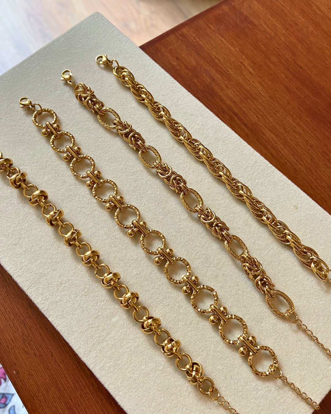 Dorell Chain Bracelet- 18K Gold Plated