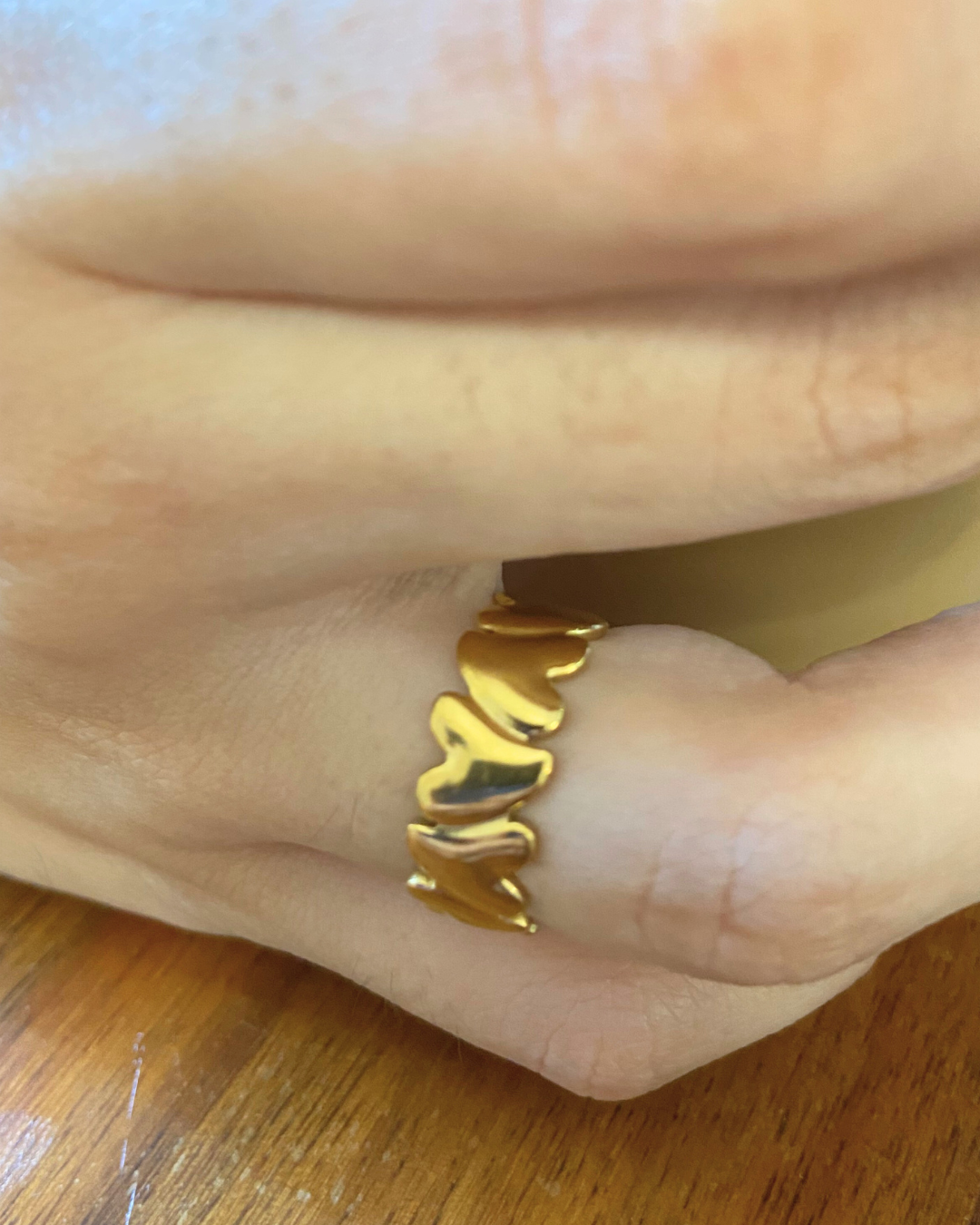 Linked Love Ring- Adjustable