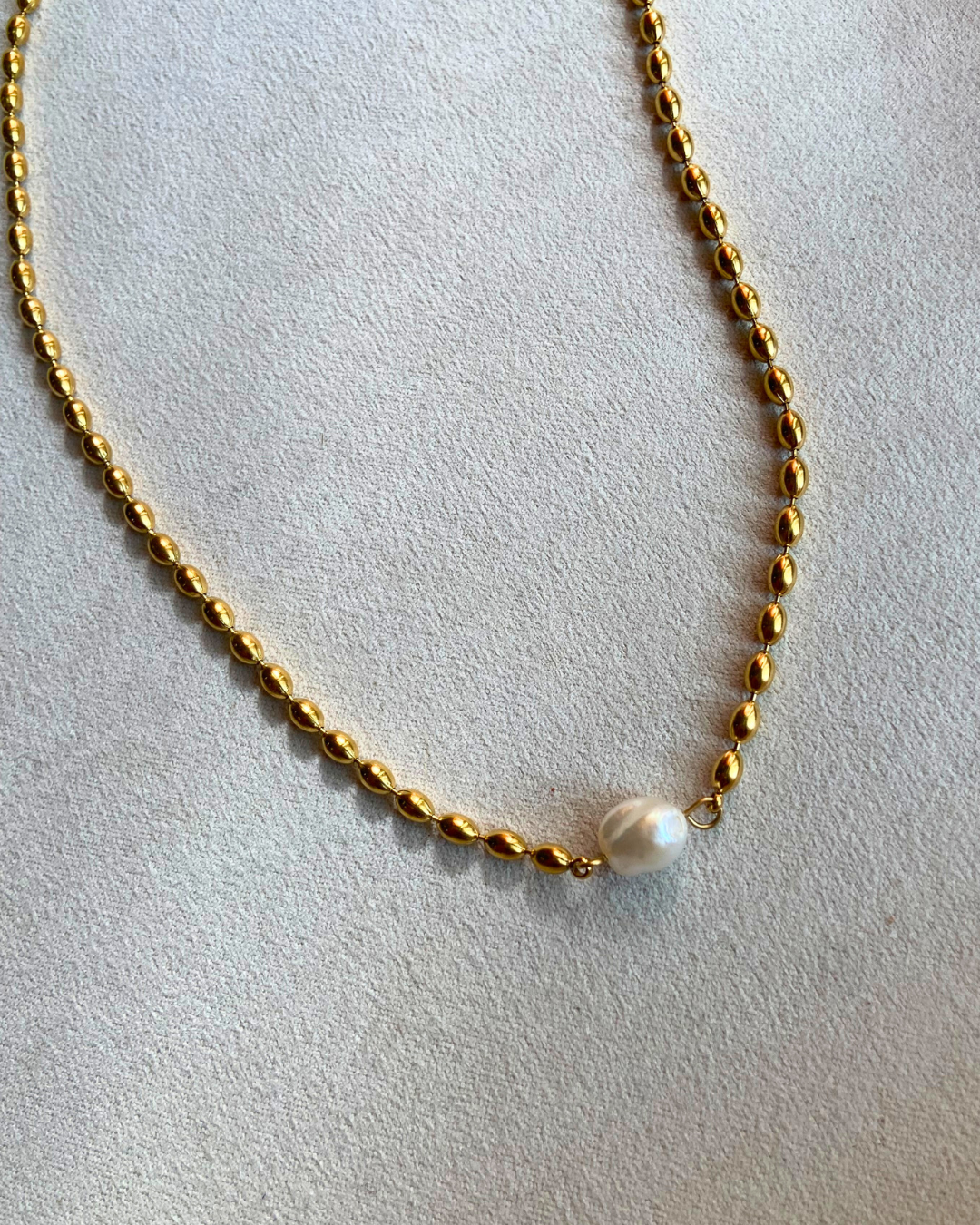 Soft Glow Necklace- 18K Gold Plated