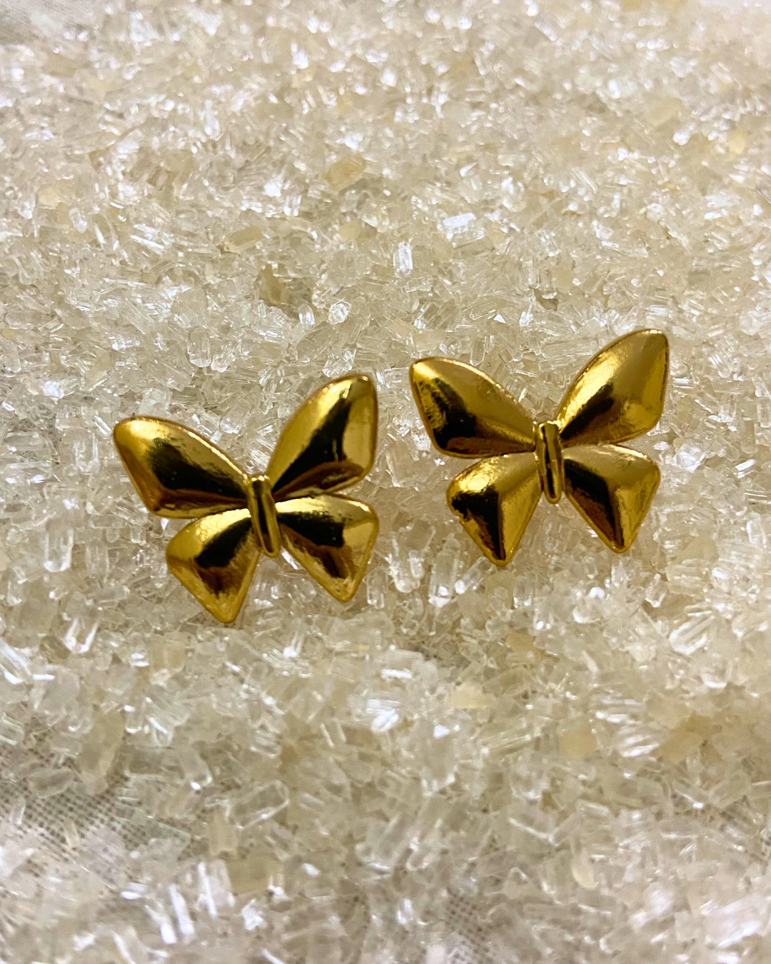 Butterfly Studs- 18K Gold Plated