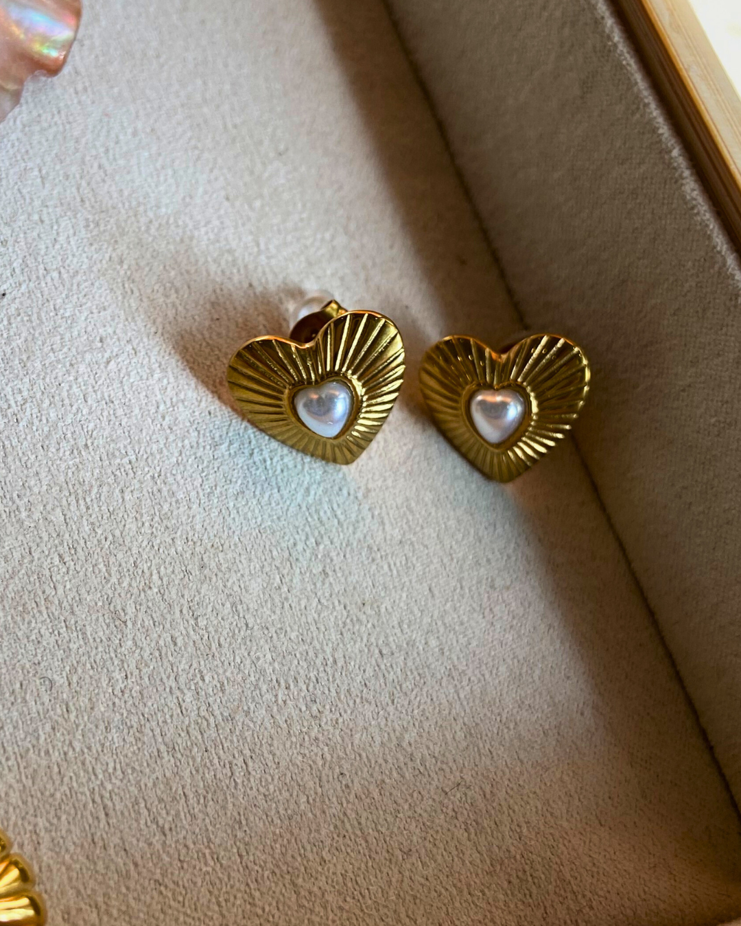 Little Sweetheart Studs- 18K Gold Plated
