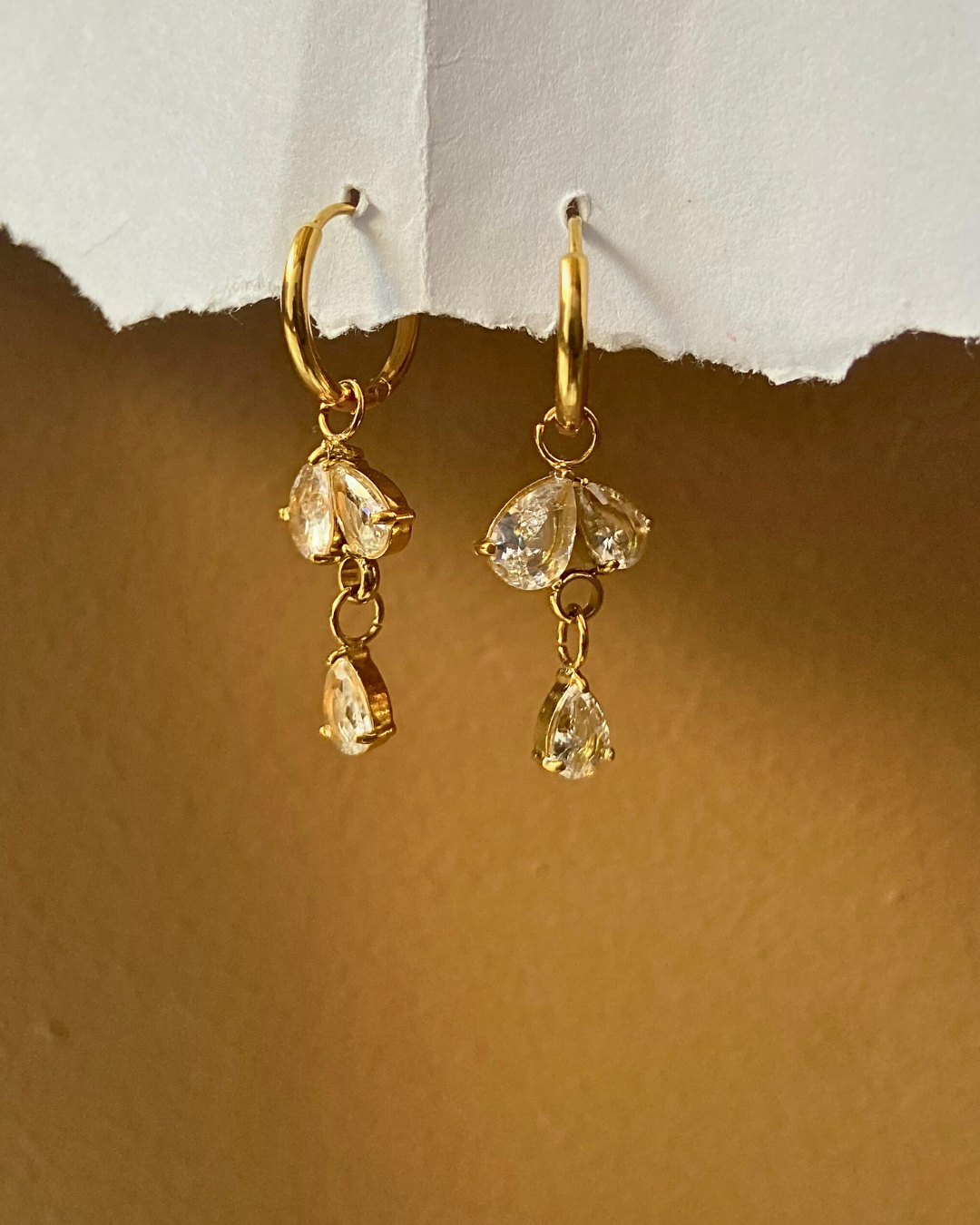 Enara Charm Earrings 18K Gold Plated