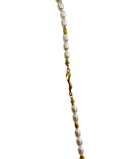 Leona Pearl Bracelet 18K Gold Plated