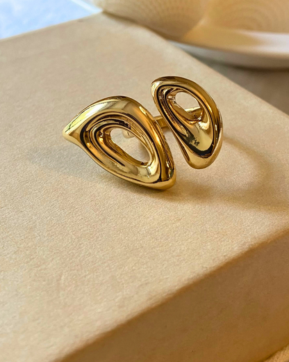 Isabella Ring (Adjustable)- 18K Gold Plated