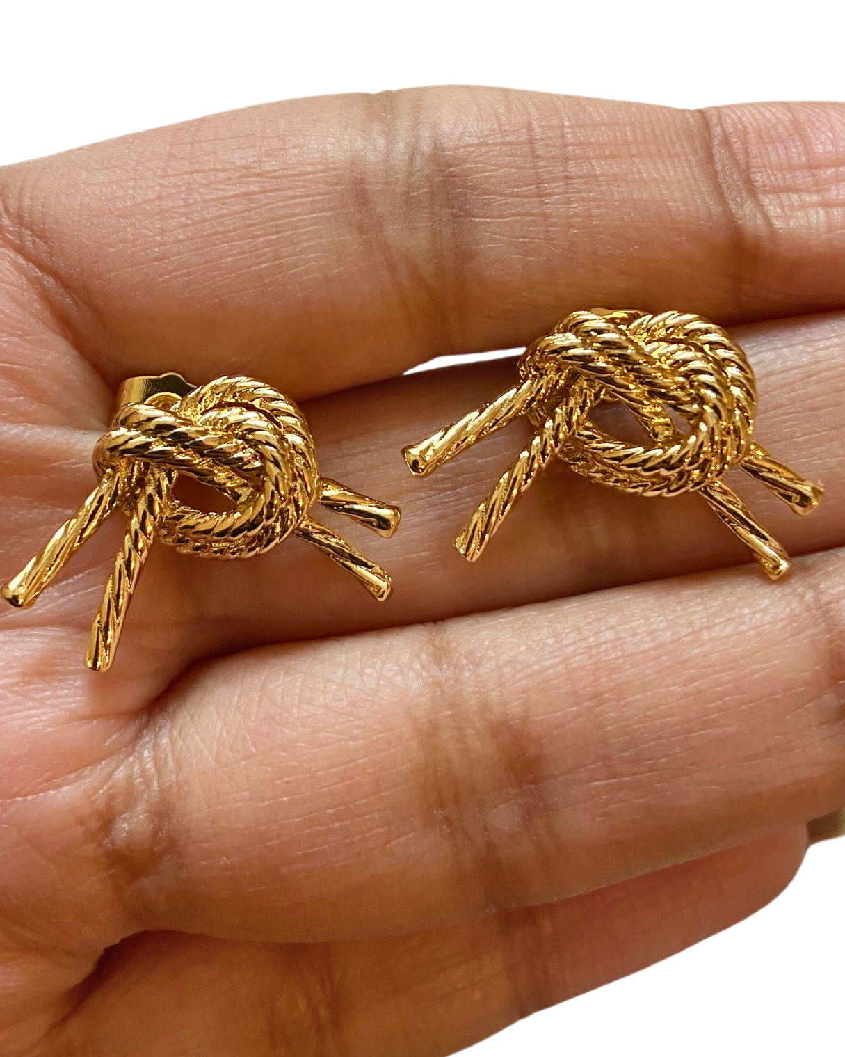 Tied Together Drops 18K Gold Plated