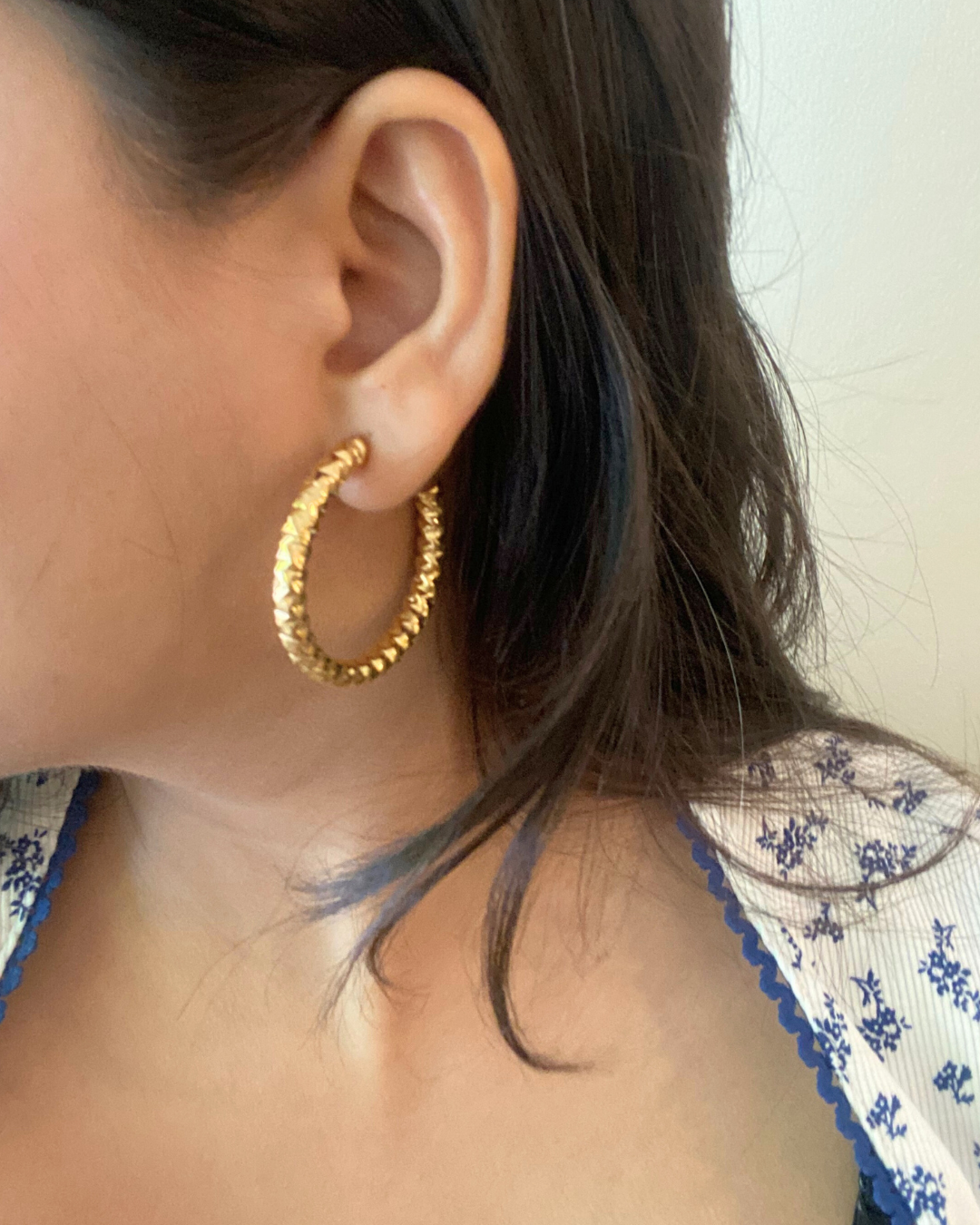 Mia Classic Hoops- 18K Gold Plated